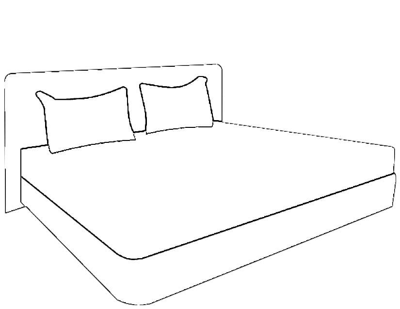 Coloring Bed To Print Coloring Page