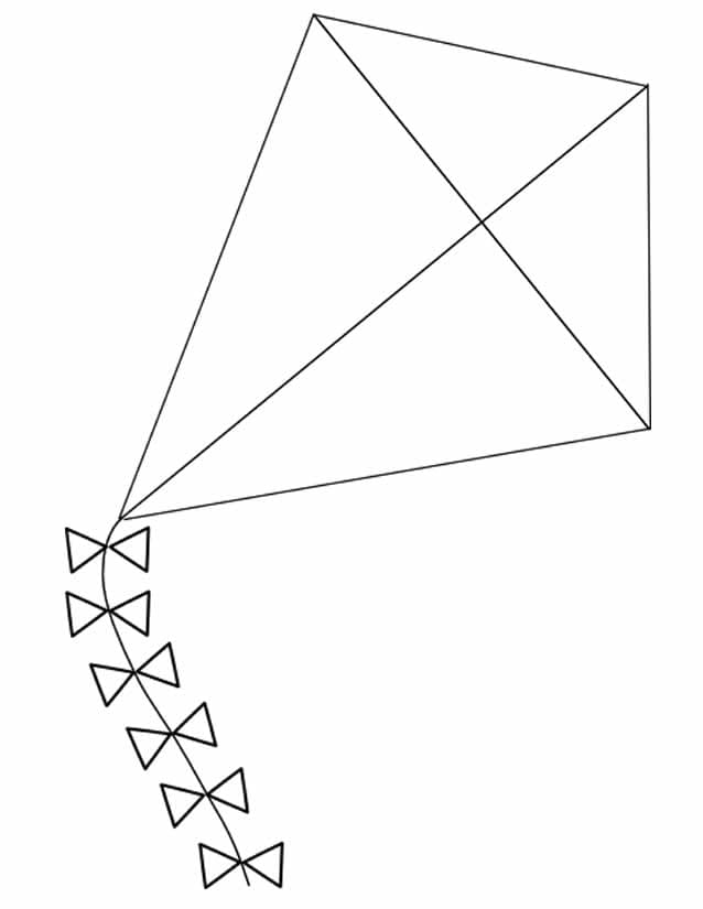 Coloring Kite Coloring Page