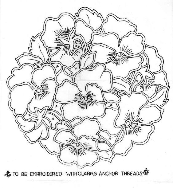 Coloring Page Pansy Free Coloring Page