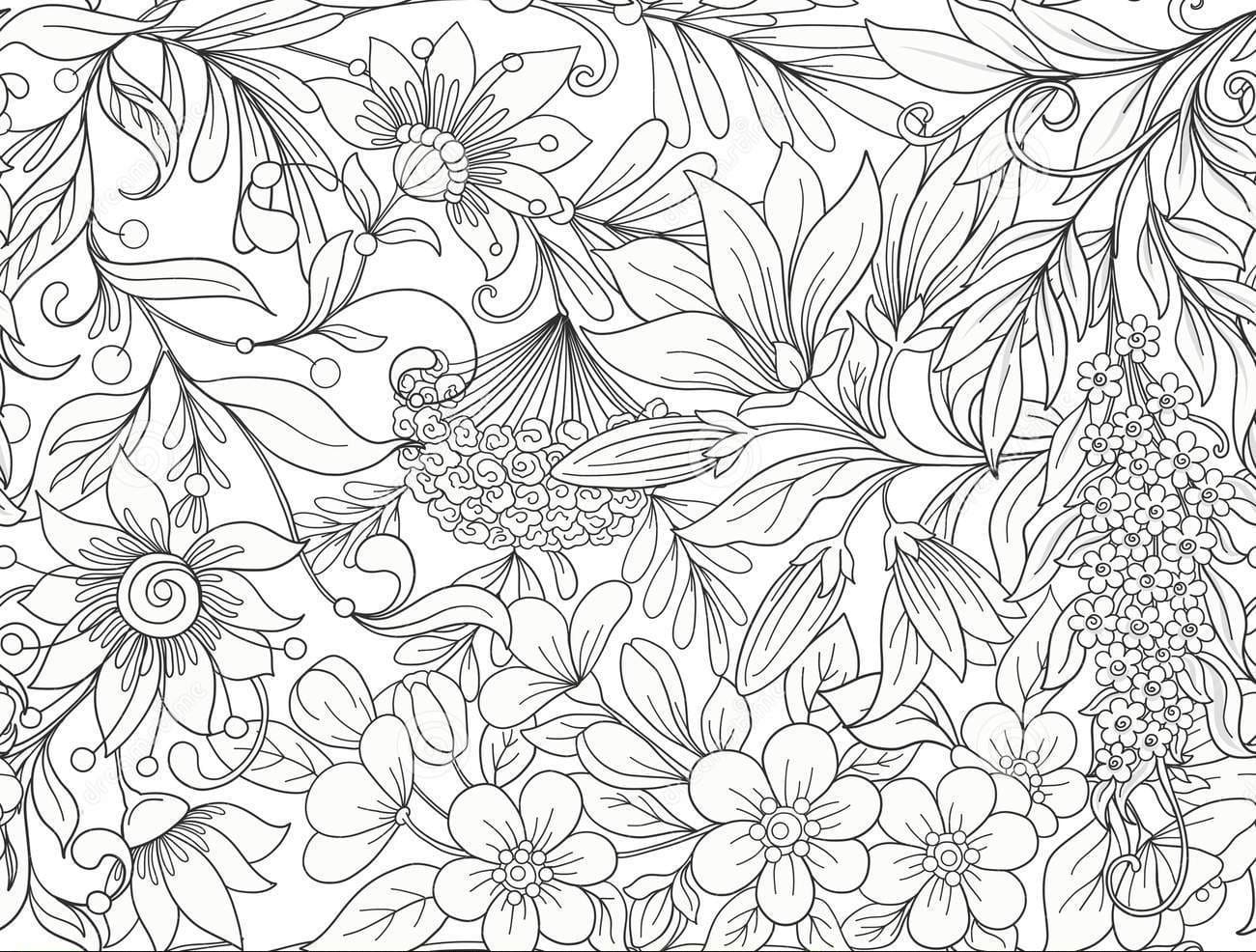 Coloring book Magnolia Free Coloring Page