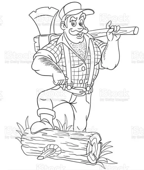 Construction Worker Image Printable For Kids