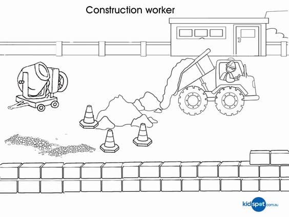 Construction Worker Printables