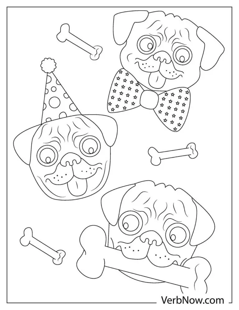 Cute Puppy Dog Image Free Coloring Page