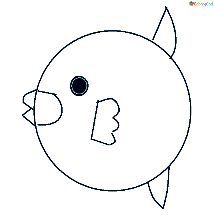 Cute Sunfish To Print