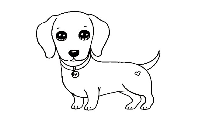 Dachshund-Drawing-7