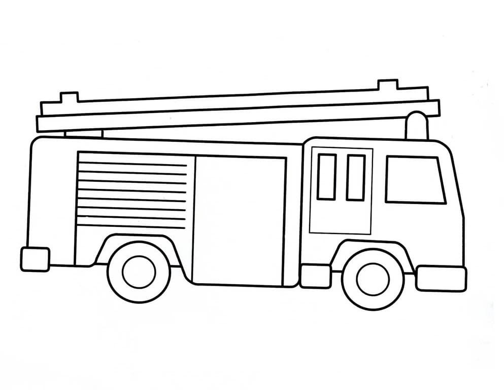 Fire Truck Coloring Pages Printables