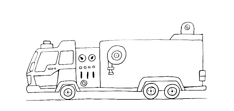 Fire-Truck-Drawing-6