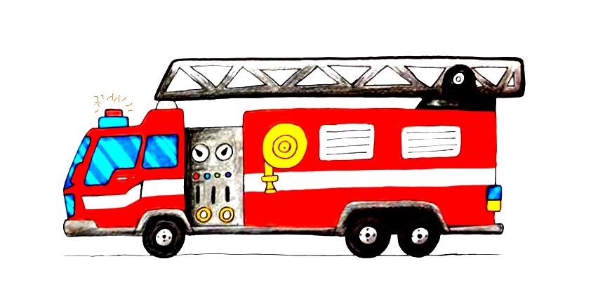 Fire-Truck-Drawing-9