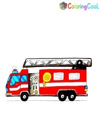 9 Simple Steps For Creating A Fire Truck Drawing – How To Draw A Fire Truck