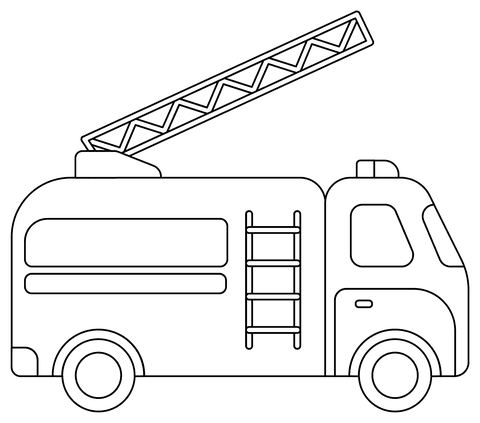 Fire Truck Printable