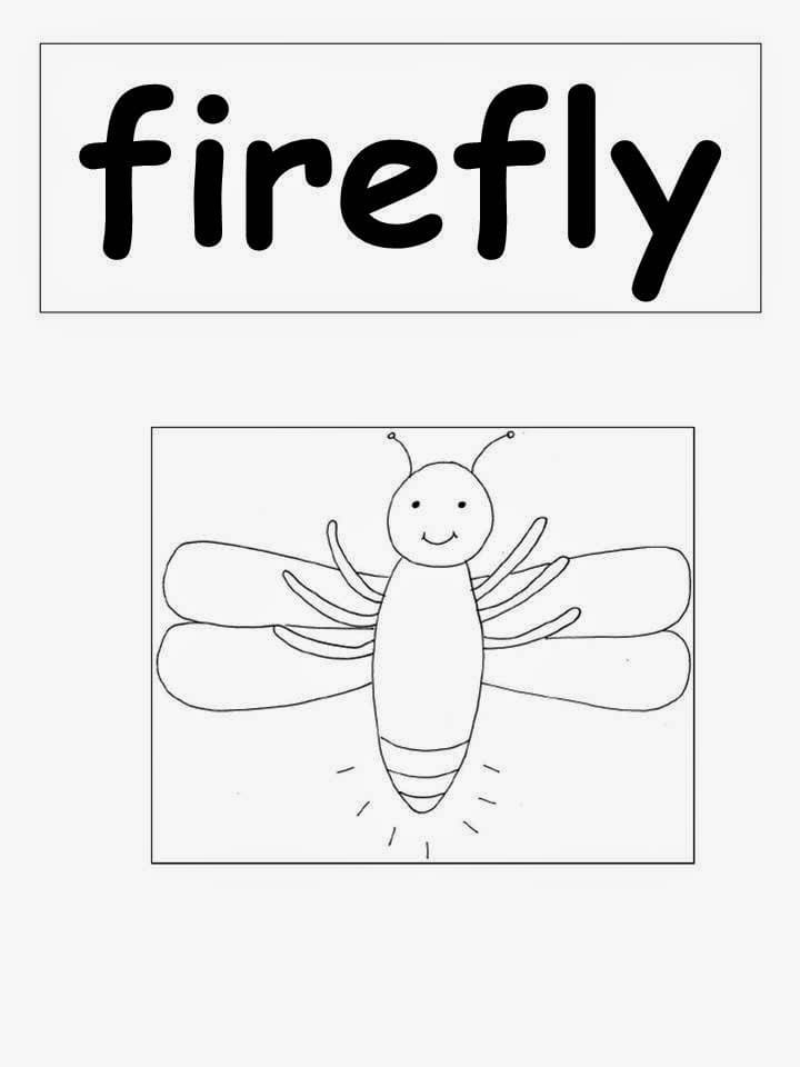 Firefly Cartoon Coloring Page