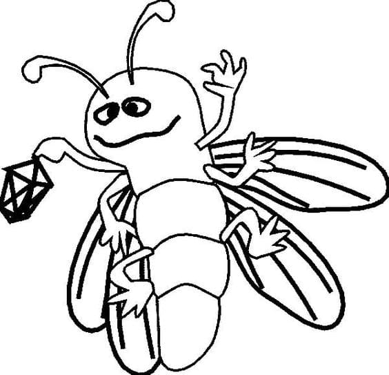 Firefly Daydreaming To Print Coloring Page