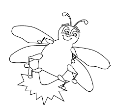 Firefly Free Printable Kids Coloring Page