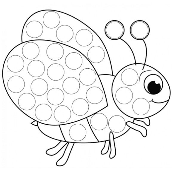 Firefly Picture Free Printable Coloring Page