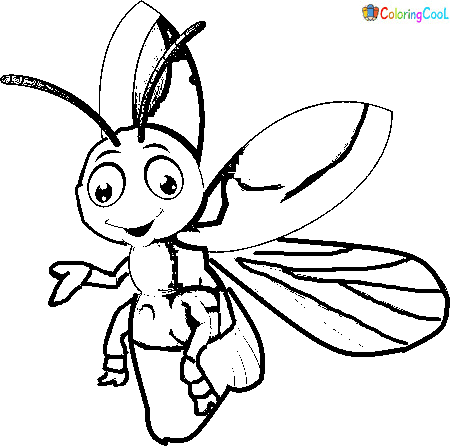 Firefly Sweet Free Coloring Page