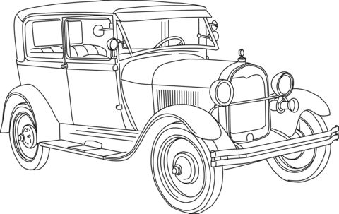 Ford Model A (1928) To Print