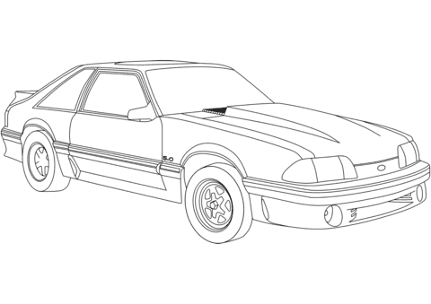 Ford Mustang To Print
