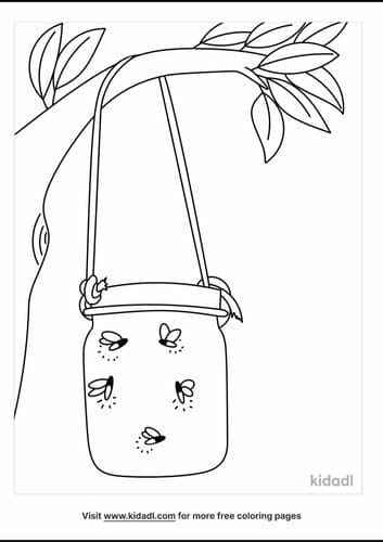 Free Firefly Printable Coloring Page