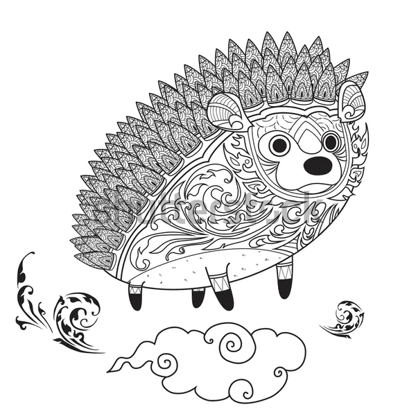 Free Image Hedgehogs Cute Coloring Page