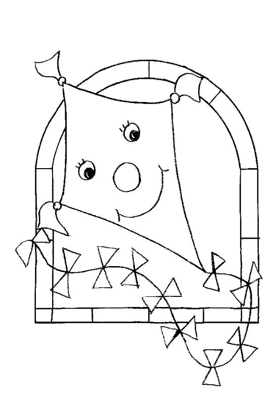 Free Kite Cute Coloring Page