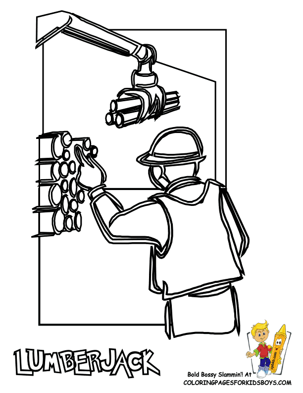 Free Printable Construction Worker Picture