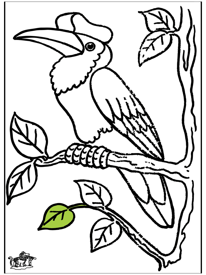 Free Printable Toucan For Children Coloring Page