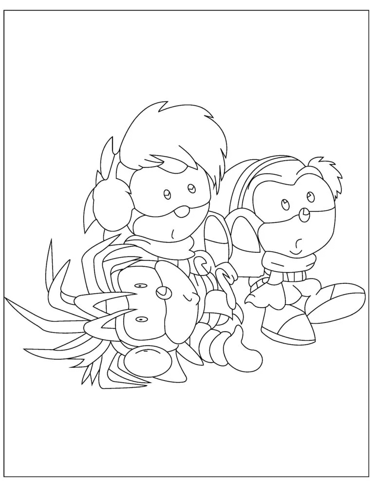 Free Sonic For Kids Coloring Page