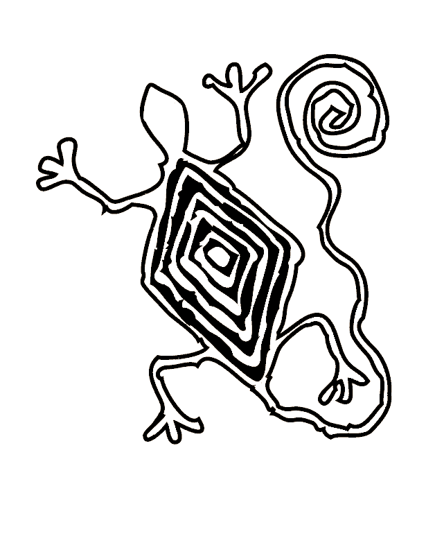 Gecko For Coloring