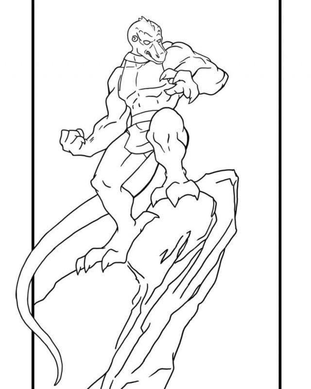 Gecko Sheets Coloring Page