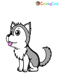 How To Draw A Husky – 7 Simple Steps To Create An Agile Husky Drawing Coloring Page