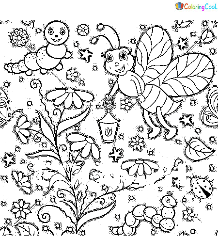 Image Firefly Printable Coloring Page