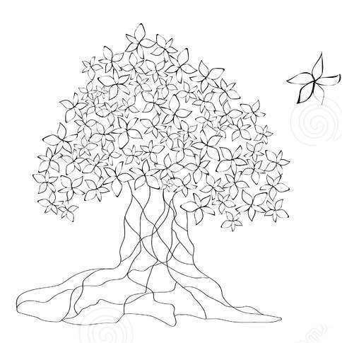 Image Magnolia For Kids Coloring Page