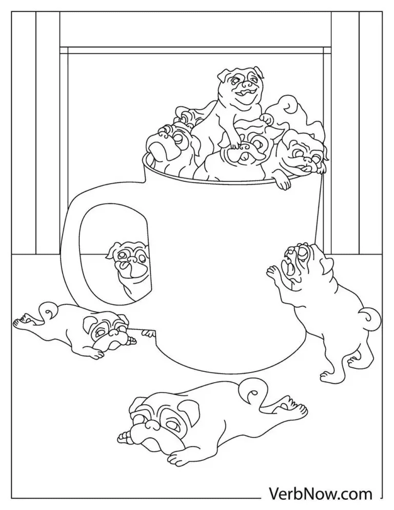 Image Puppy Dog For Children Coloring Page