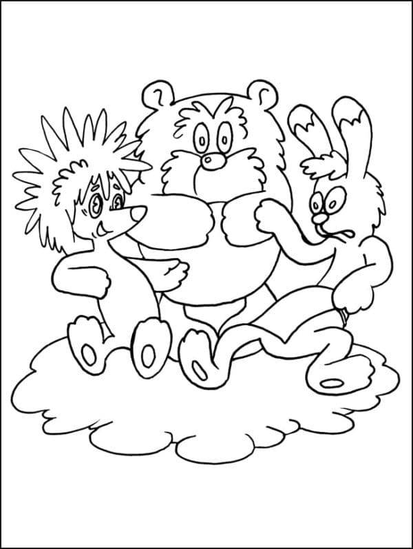 Image Taken From The Cartoon “Hedgehog In The Fog”