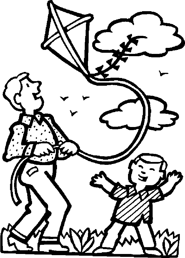 Kite Good Looking To Print Coloring Page