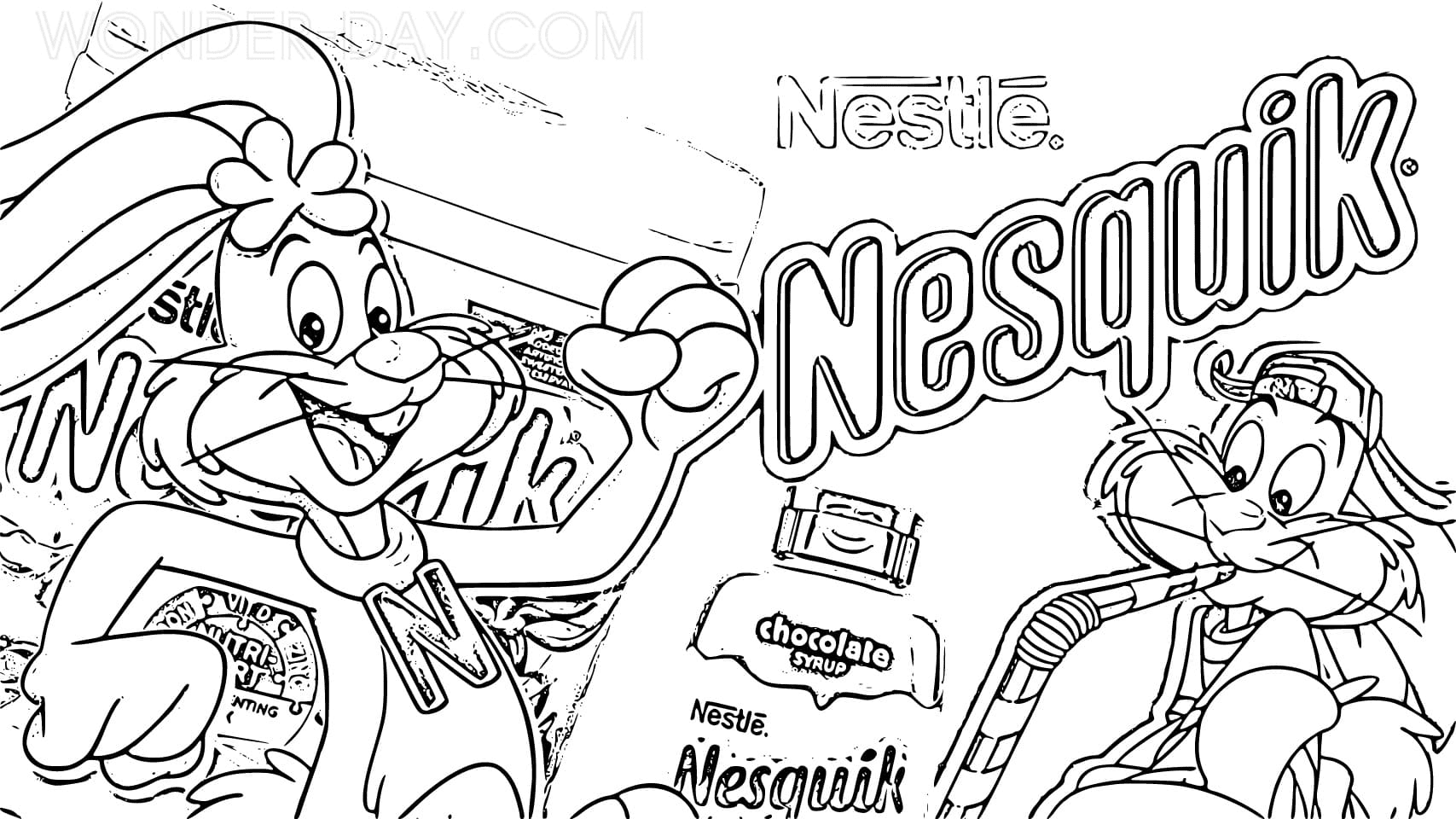 Nesquik Free Printable