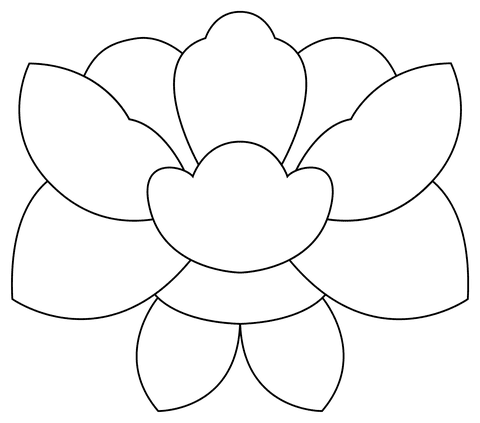 Peony Coloring Page Coloring Page