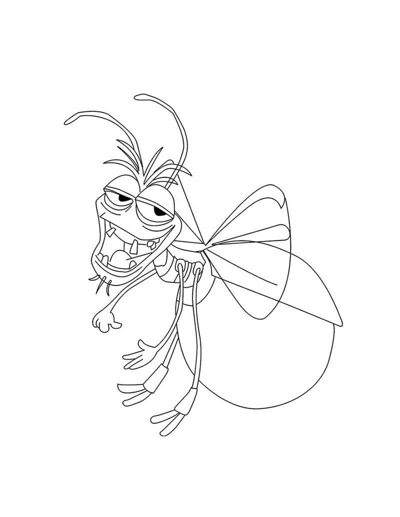 Picture Firefly To Print Coloring Page