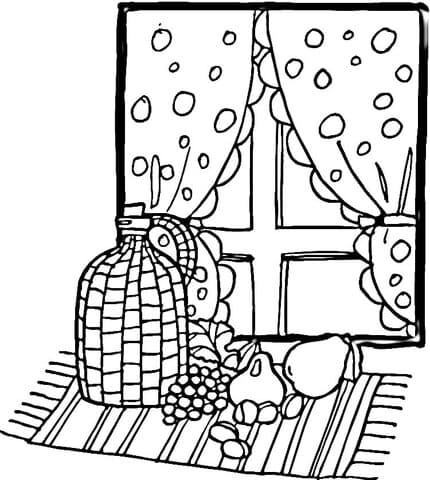 Placemat Coloring Page