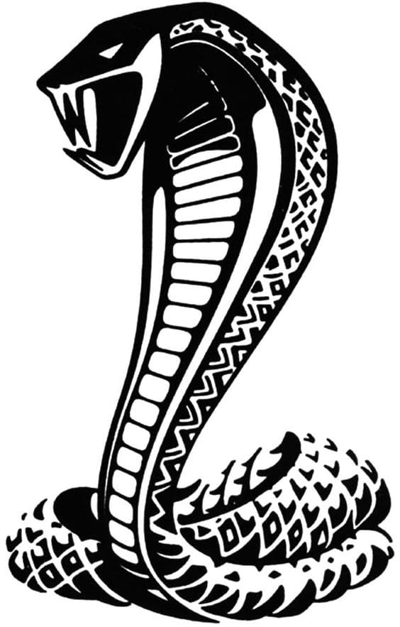 Poisonous Snake King Cobra Free Printable Coloring Page