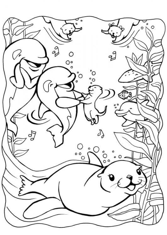 Printable Sea Otter Free Image