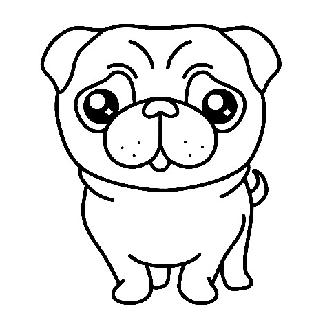 Pug-Dog-Drawing-7