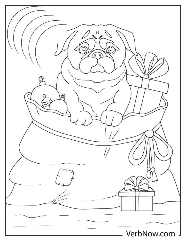 Puppy Dog Picture Free Coloring Page