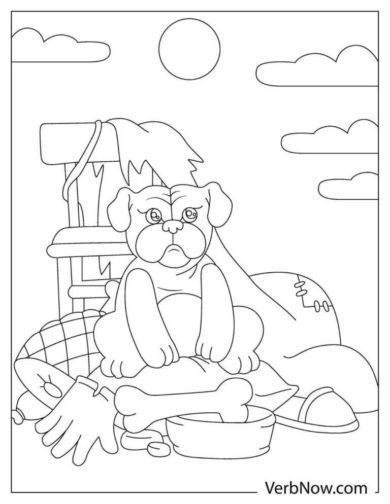 Puppy Dog Picture Sheets Coloring Page