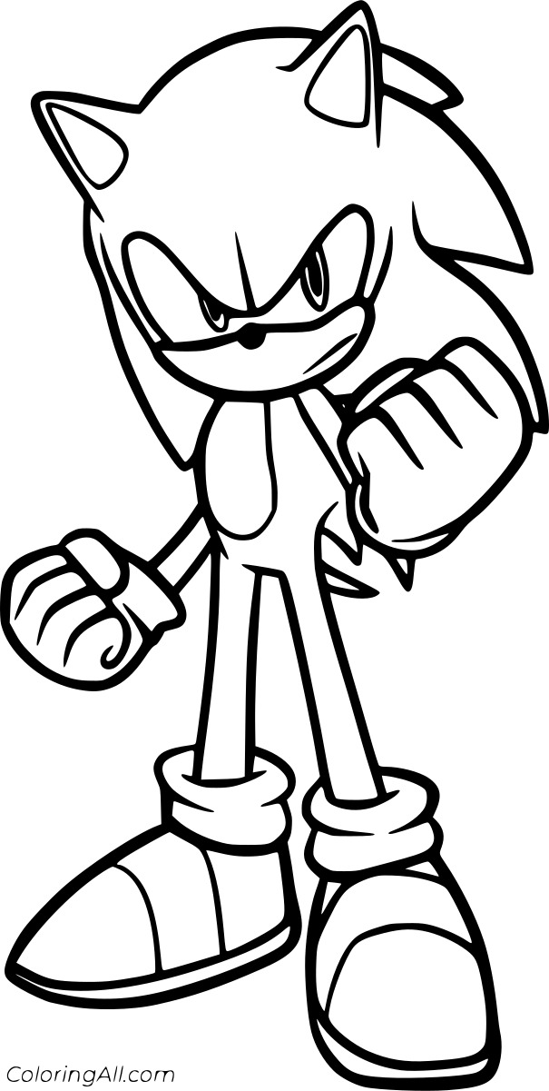 Sonic Clench His Fist Free Printable