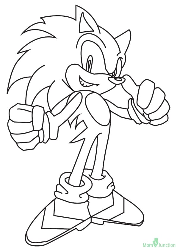 Sonic Hedgehog Free Printable Image