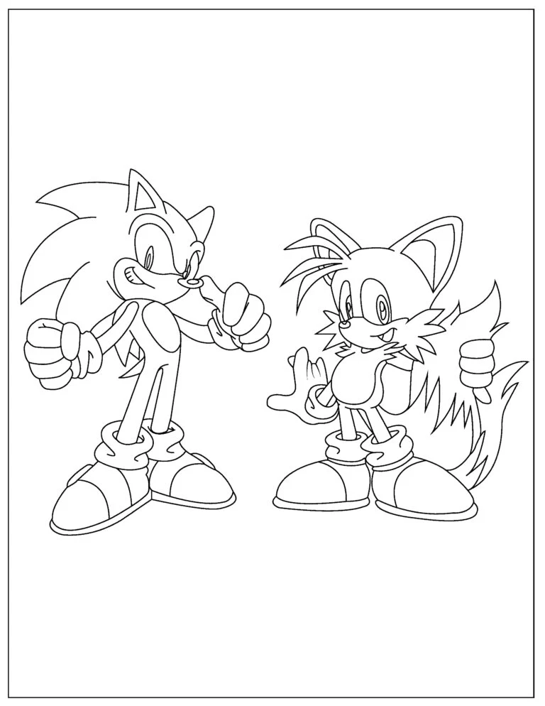 Sonic Picture Free Printable