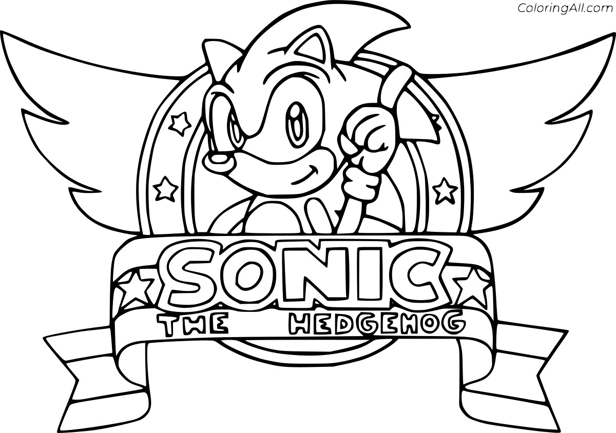 Sonic the Hedgehog Logo Free Printable