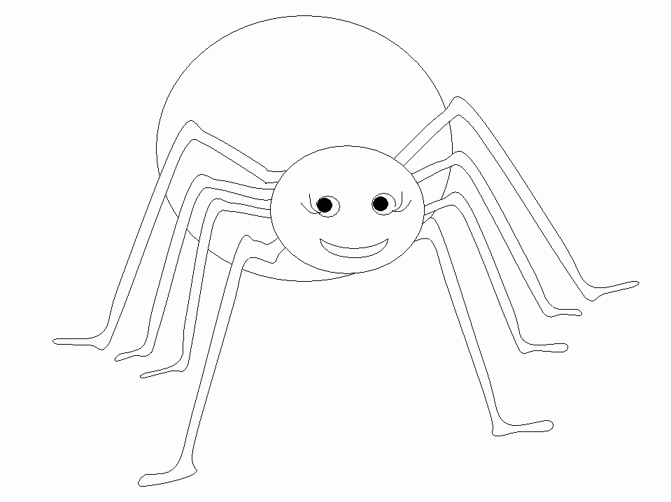 Spider Coloring Pages Free Printable Coloring Page