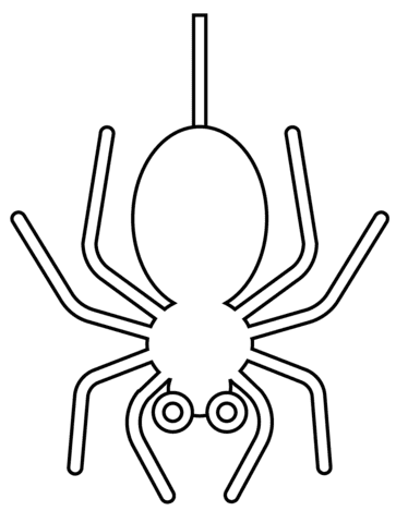 Spider Emoji Printable
